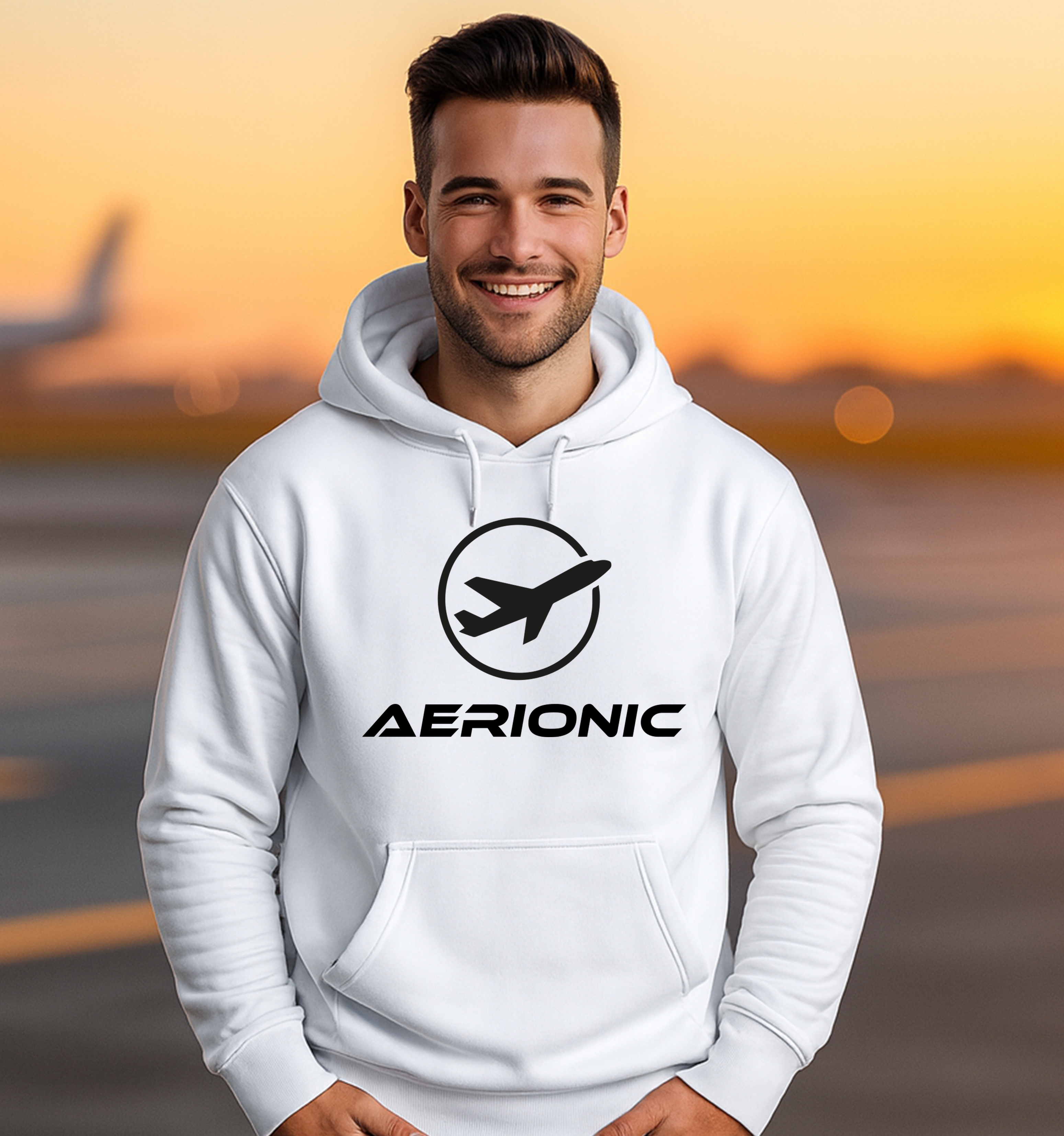 Aerionic Logo Hoodie – Offizieller Planespotter-Hoodie