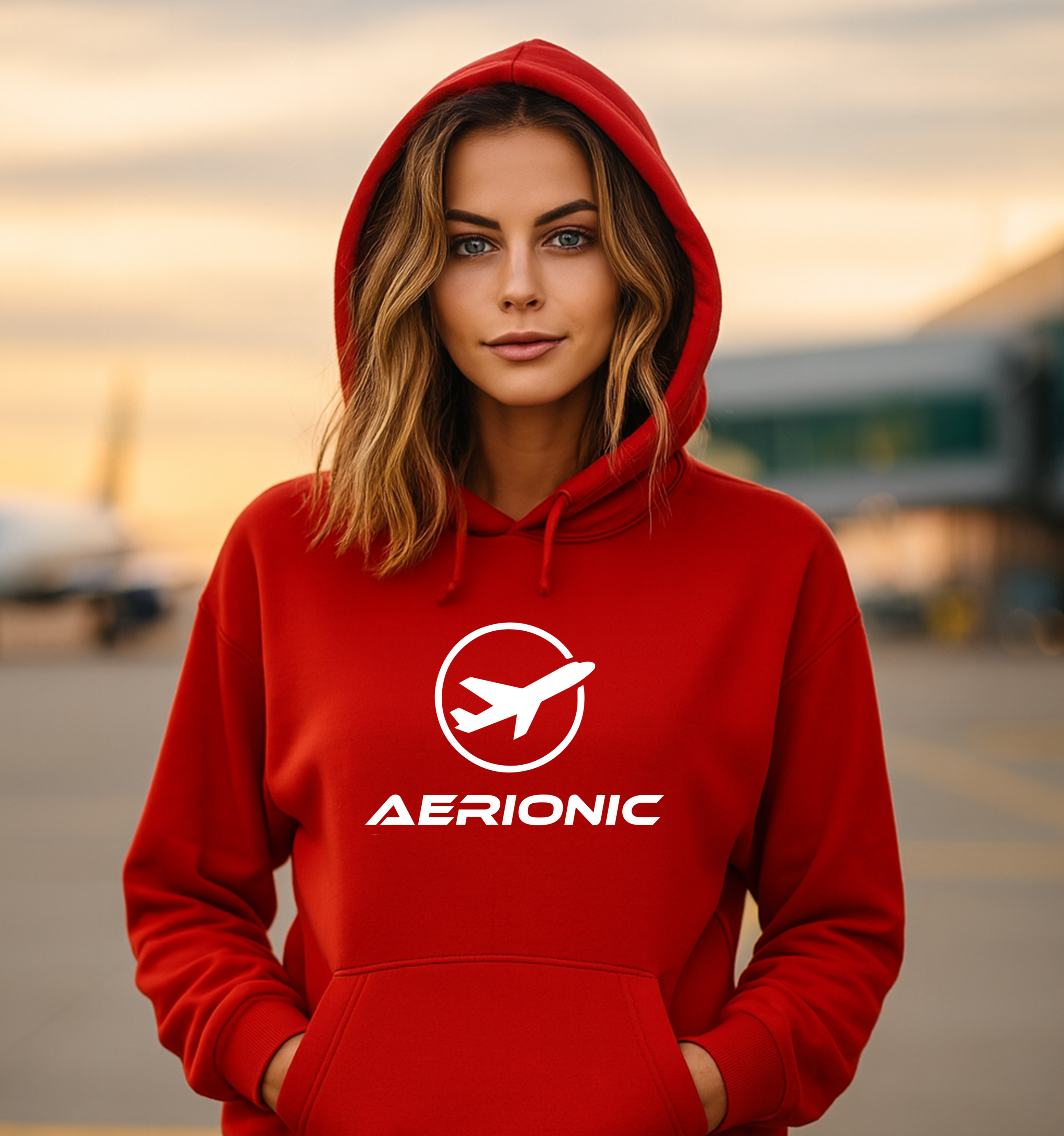 AERIONIC Damen-Hoody „Logo“