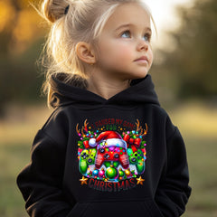 I Paused My Game for Christmas Kids' Hoodie