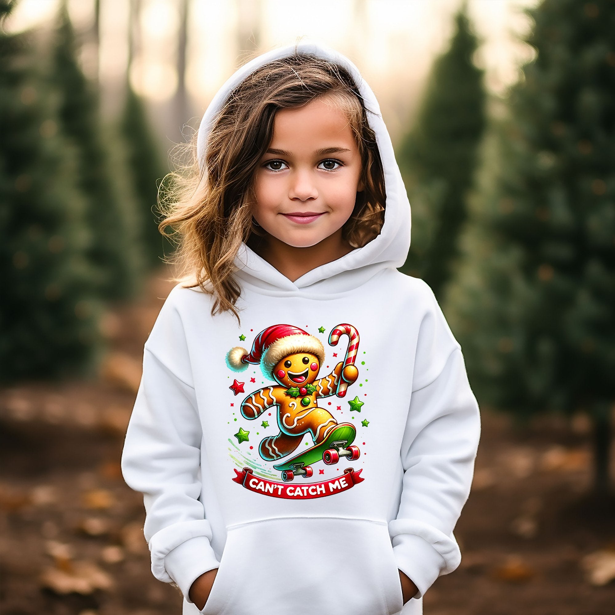 Kids' Hoodie – "Can't Catch Me" Lebkuchen