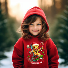Kids' Hoodie – "Can't Catch Me" Lebkuchen