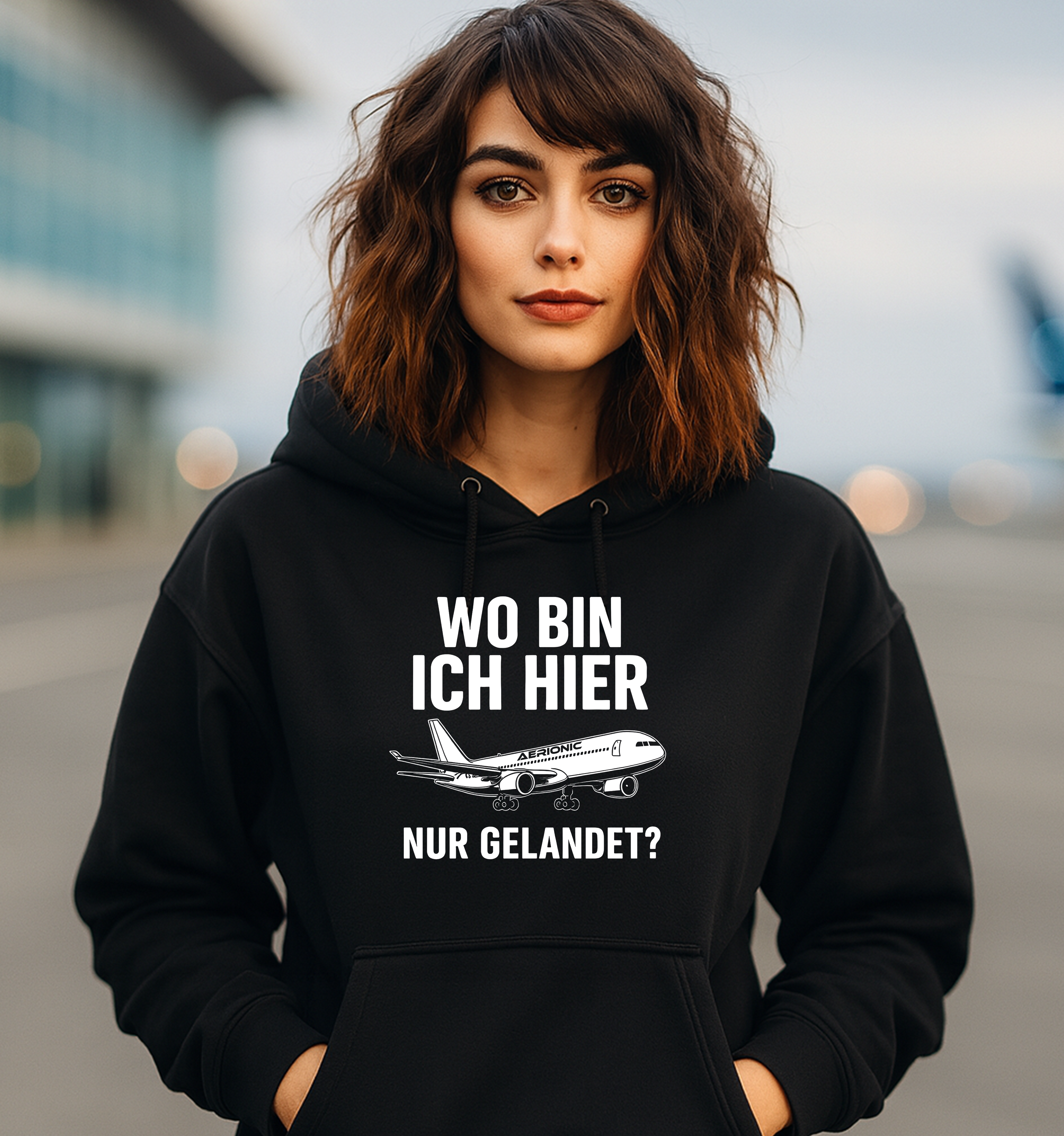 Damen-Hoody – „Wo bin ich hier nur gelandet?“