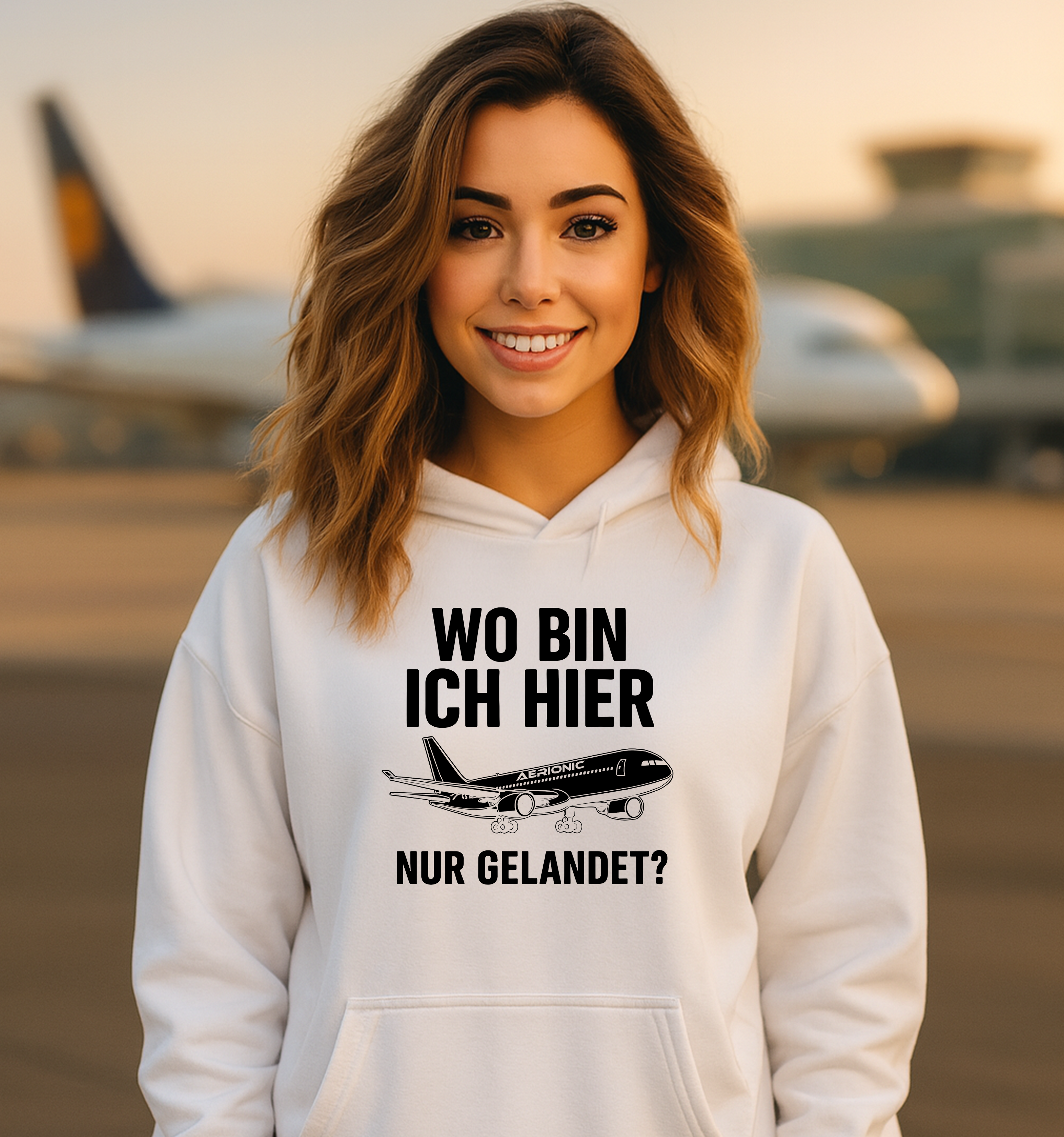 Damen-Hoody – „Wo bin ich hier nur gelandet?“